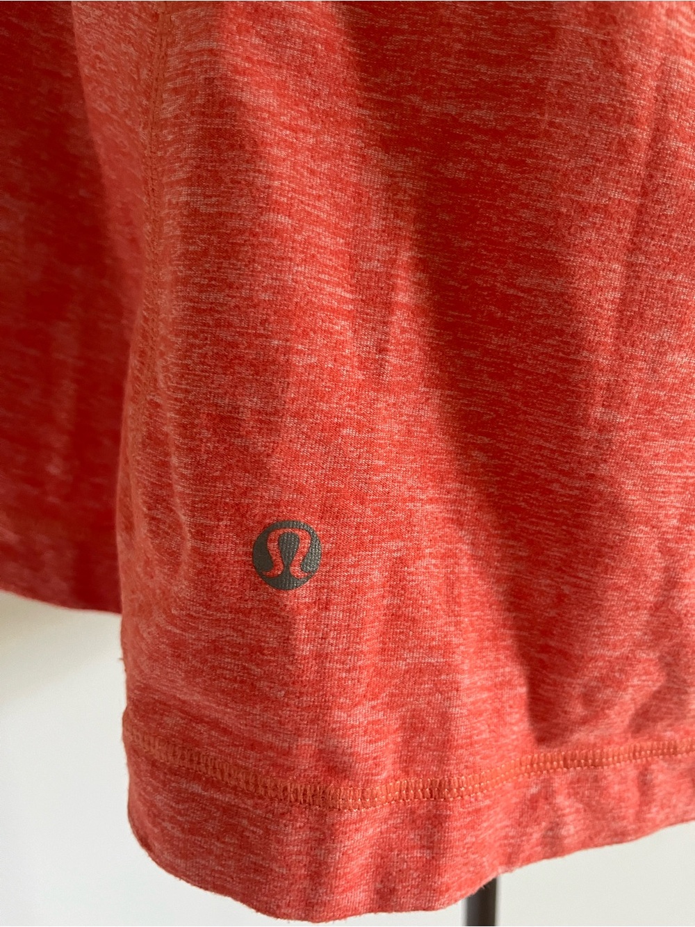 Lululemon Ride On Henley Long Sleeve Heathered Orange Top size 6 - Picture 8 of 12